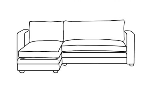 Trafalgar Fabric 2 x Storage Chaise