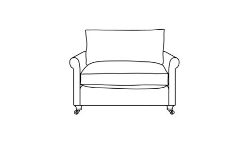 Salisbury Fabric Sofa Loveseat