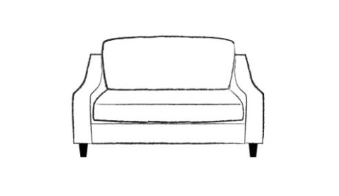 Hildred Fabric Sofa Loveseat