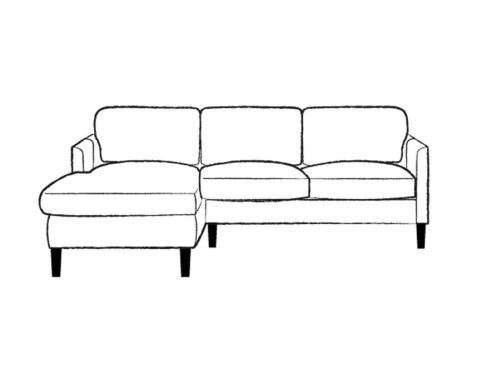 Columbus Leather 2 x Chaise Sofa