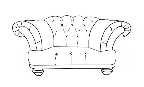 St Edmund Fabric Sofa 1.5 Seater