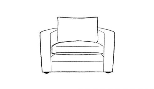 Heather Fabric Sofa Chair